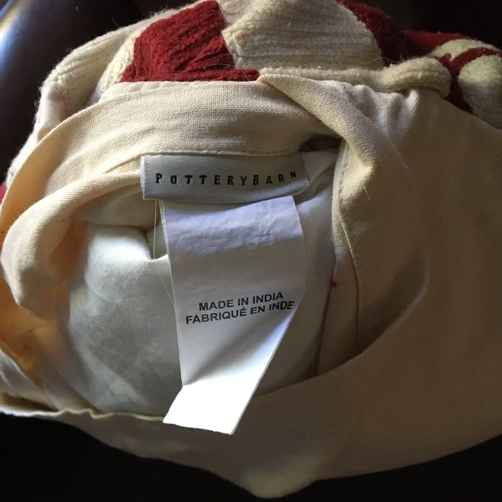 Pottery Barn pillowcase